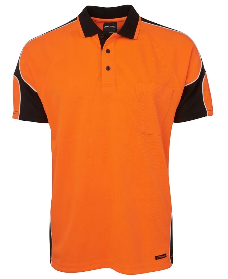 Picture of JB's Wear, HV S/S Arm Panel Polo